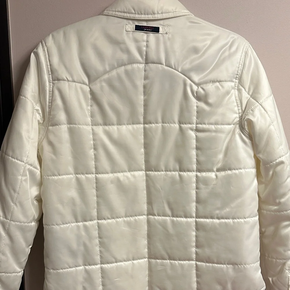 Tommy Hilfiger Women's white trucker Puffer Jacket - Picture 4 of 9